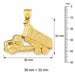 Truck Charm Pendant 14k Gold (9 Grams) Yellow Gold 14k