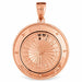 Vegas Roulette Charm Pendant 14k Gold (6.8 Grams) Rose Gold 14k