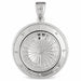 Vegas Roulette Charm Pendant 14k Gold (6.8 Grams) White Gold 14k