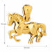 Horse Charm Pendant 14k Gold Yellow Gold 14k