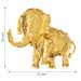Elephant Charm Pendant 14k Gold Yellow Gold 14k