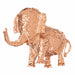Elephant Charm Pendant 14k Gold Rose Gold 14k