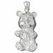 Teddy Bear Charm Pendant 14k Gold White Gold 14k