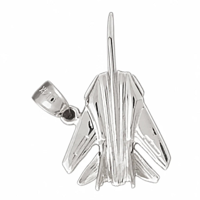 Airplane Charm Pendant 14k Gold White Gold 14k