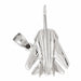 Airplane Charm Pendant 14k Gold White Gold 14k