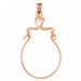 Heart Charm Holder Charm Pendant 14k Gold Rose Gold 14k