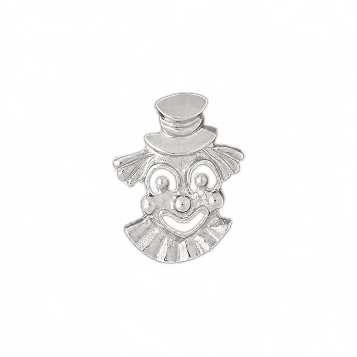 Clown Charm Pendant 14k Gold White Gold 14k