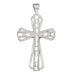 Cross Charm Pendant 14k Gold White Gold 14k