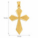 Cross Charm Pendant 14k Gold Yellow Gold 14k