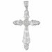 Cross Charm Pendant 14k Gold White Gold 14k