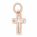 Cross Charm Pendant 14k Gold Rose Gold 14k