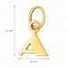 Initial A Charm Pendant 14k Gold Yellow Gold 14k