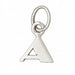 Initial A Charm Pendant 14k Gold White Gold 14k