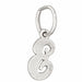 Initial E Charm Pendant 14k Gold White Gold 14k