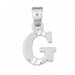 Initial G Charm Pendant 14k Gold White Gold 14k