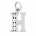 Initial H Charm Pendant 14k Gold White Gold 14k