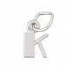 Initial K Charm Pendant 14k Gold White Gold 14k