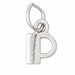 Initial P Charm Pendant 14k Gold White Gold 14k