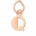 Initial Q Charm Pendant 14k Gold Rose Gold 14k