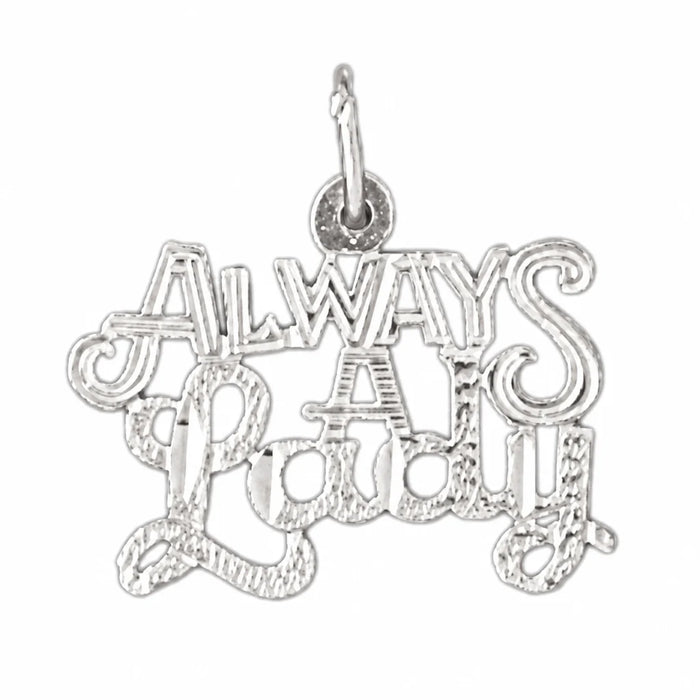 Always A Lady Charm Pendant 14k Gold White Gold 14k