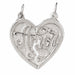 Amor Charm Pendant 14k Gold (3.6 Grams) White Gold 14k