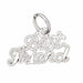 Best Friend Charm Pendant 14k Gold (0.5 Grams) White Gold 14k
