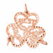 We Are Best Friends Charm Pendant 14k Gold (16 Grams) Rose Gold 14k