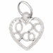 Xoxo Charm Pendant 14k Gold (0.4 Grams) White Gold 14k