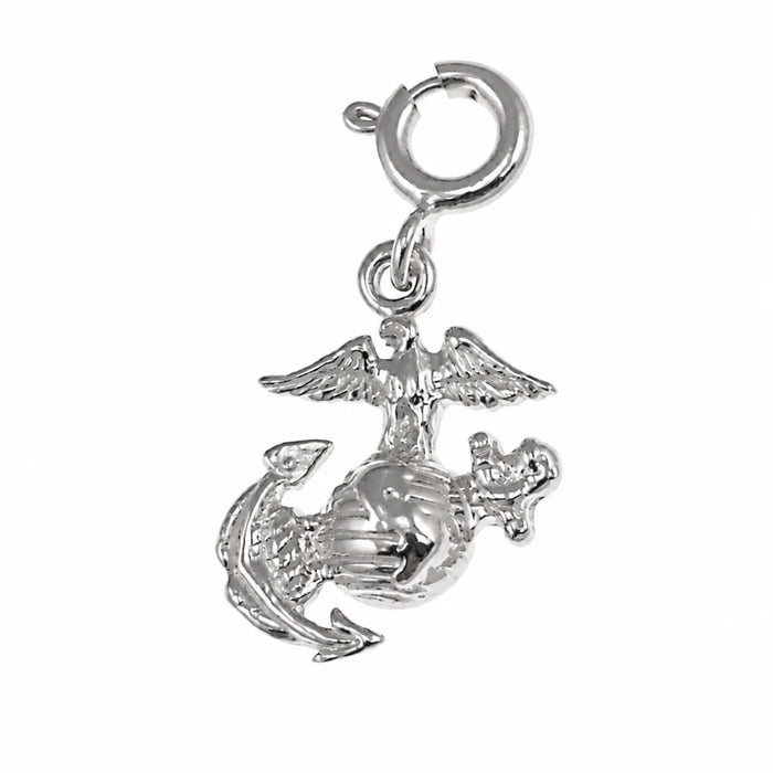 Us Marine Corps Emblem Sign Charm Pendant 14k Gold White Gold 14k