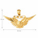 Us Marine Sign Charm Pendant 14k Gold (3.6 Grams) Yellow Gold 14k