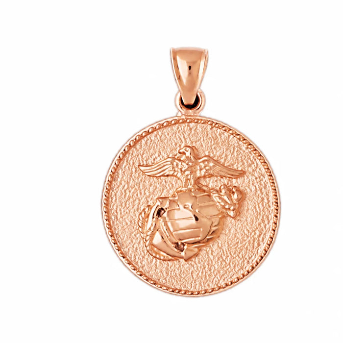 Us Navy Sign Charm Pendant 14k Gold (9.6 Grams) Rose Gold 14k