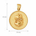 Us Navy Sign Charm Pendant 14k Gold (9.4 Grams) Yellow Gold 14k