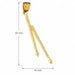 3D Drum Sticks Charm Pendant 14k Gold Yellow Gold 14k
