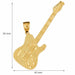 Guitar Charm Pendant 14k Gold (7.6 Grams) Yellow Gold 14k