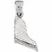 3D Piano Charm Pendant 14k Gold (1.9 Grams) White Gold 14k