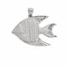 Angelfish Charm Pendant 14k Gold (7 Grams) White Gold 14k