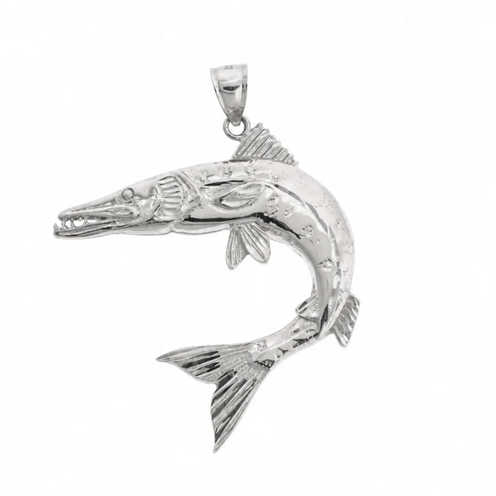 Assorted Fish Sea Bass Snook King Mackerel Charm Pendant 14k Gold White Gold 14k