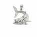 Assorted Fish Sea Bass Snook King Mackerel Charm Pendant 14k Gold (7.5 Grams) White Gold 14k
