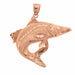 Assorted Fish Sea Bass Snook King Mackerel Charm Pendant 14k Gold (8.9 Grams) Rose Gold 14k