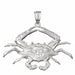 Crab Charm Pendant 14k Gold (12.4 Grams) White Gold 14k