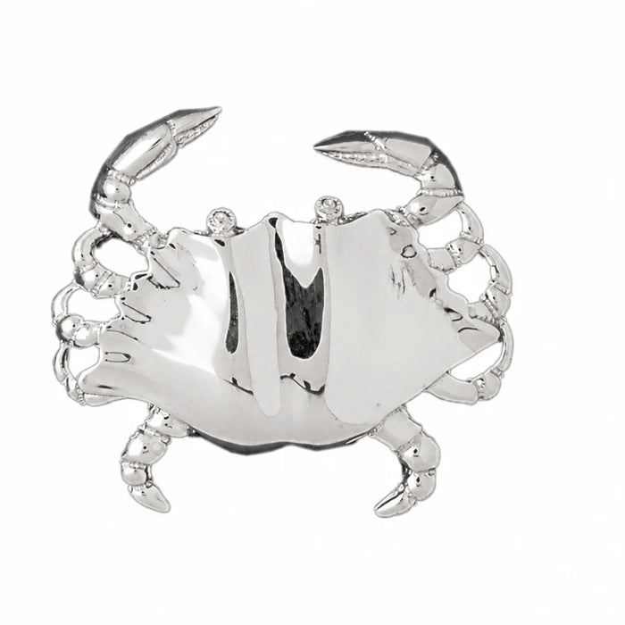 Crab Slide Charm Pendant 14k Gold White Gold 14k