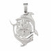 Dolphin Charm Pendant 14k Gold White Gold 14k