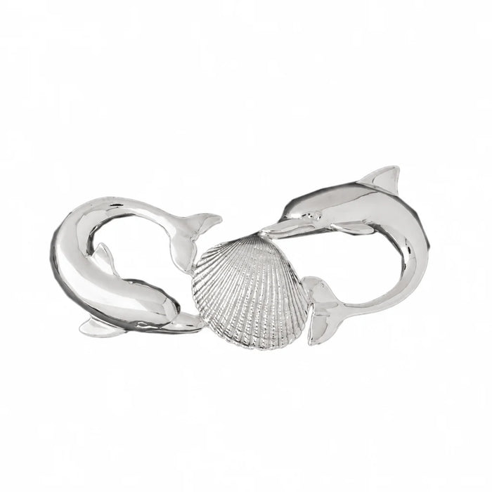 Dolphin Charm Pendant 14k Gold (9.9 Grams) White Gold 14k