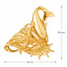 Dolphin, Shell, Starfish Charm Pendant 14k Gold (9.6 Grams) Yellow Gold 14k