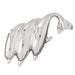 Dolphin Charm Pendant 14k Gold (12.3 Grams) White Gold 14k