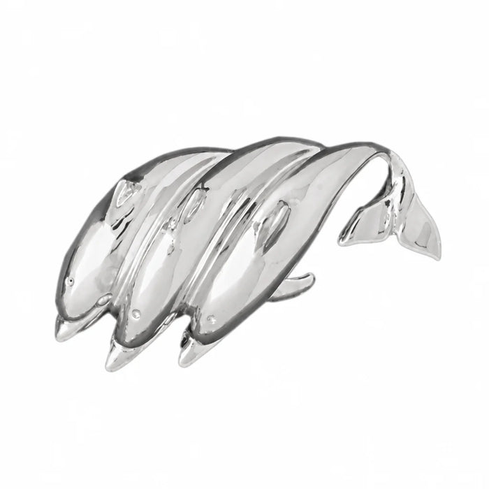 Dolphin Charm Pendant 14k Gold (7.1 Grams) White Gold 14k