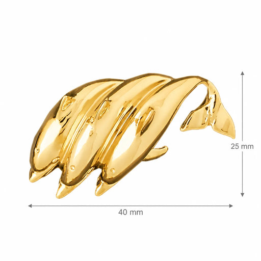 Dolphin Charm Pendant 14k Gold (7.1 Grams) Yellow Gold 14k