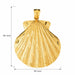 Seashell Charm Pendant 14k Gold (15.8 Grams) Yellow Gold 14k