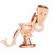 3D Dentist Chair Charm Pendant 14k Gold Rose Gold 14k