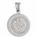Firefighter Sign Charm Pendant 14k Gold (11.2 Grams) White Gold 14k